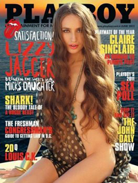 Lizzy Jagger, 27 anos, é capa da edição americana de junho.
