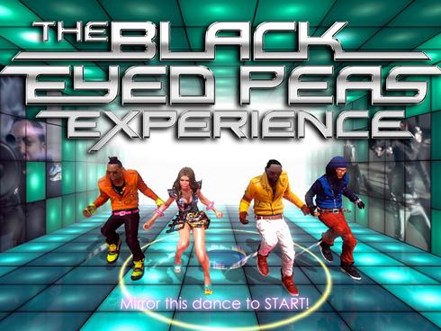 Cena do jogo'The Black Eyed Peas Experience'
