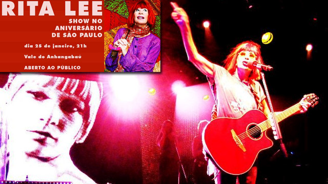 Rita Lee se apresenta de graça em São Paulo