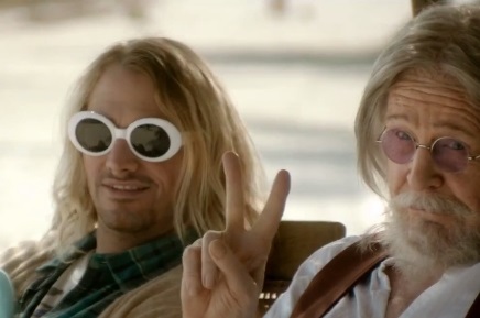 Kurt Cobain e John Lennon aparecem em vídeo (Reprodução)