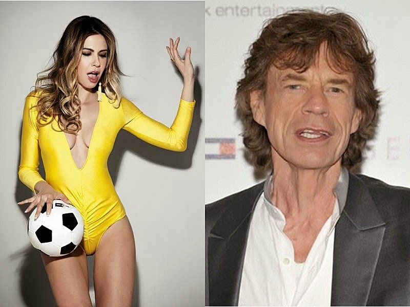 Luciana Gimenez se declarou 'amiga' de MIck Jagger (Folha de S. Paulo/Getty)