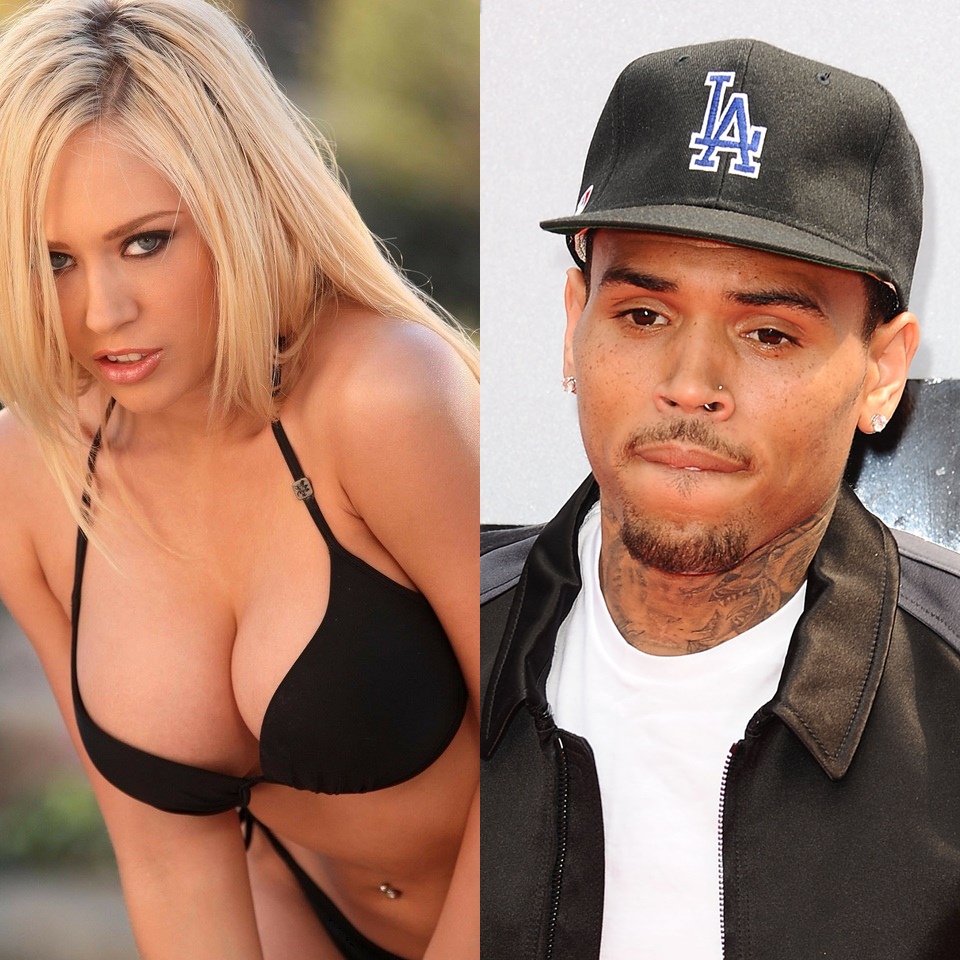Chris Brown pagou, mas Kagney Linn Karter'negou fogo' (Divulgação)