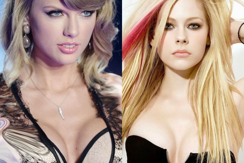 Avril Lavigne não gostou de montagem favoritada por Taylor Swift (Divulgação)