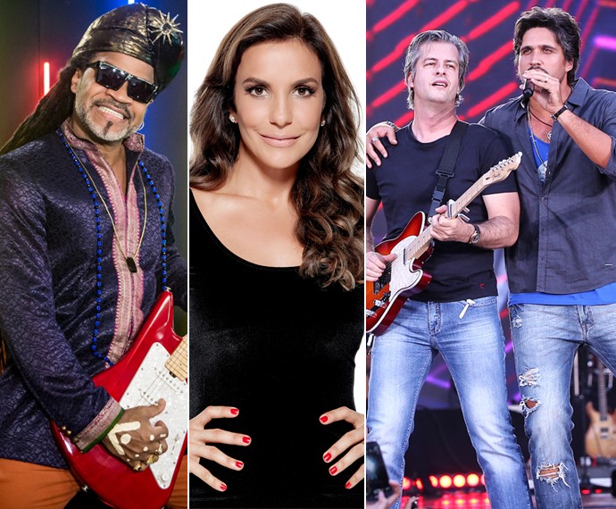 Trio se junta a Carlinhos Brown para o reality (TV Globo/Divulgação)