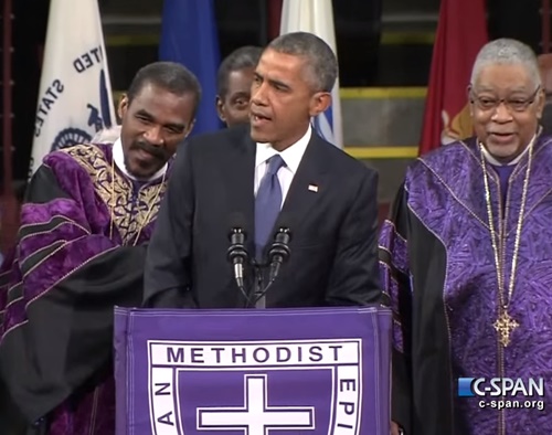 Trecho de'Amazing Grace' na voz de Obama será usado (Reprodução/YouTube)