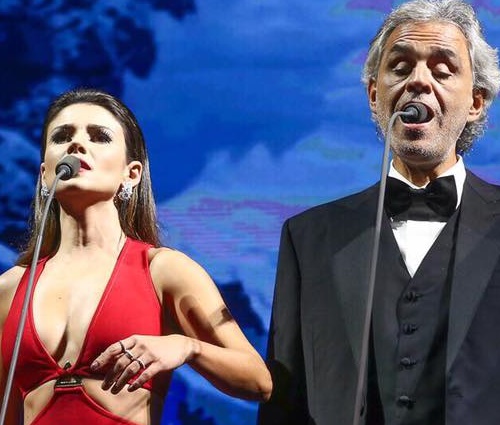 Em nota, Paula diz que performance contaria com uma 3ª artista (Repr./Facebook)
