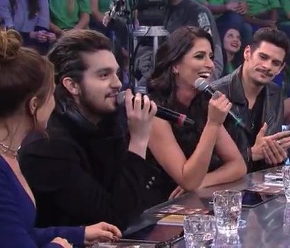 Sertanejo afirmou estar'hipnotizado' ao lado de Maria Joana (Reprodução/Globo)