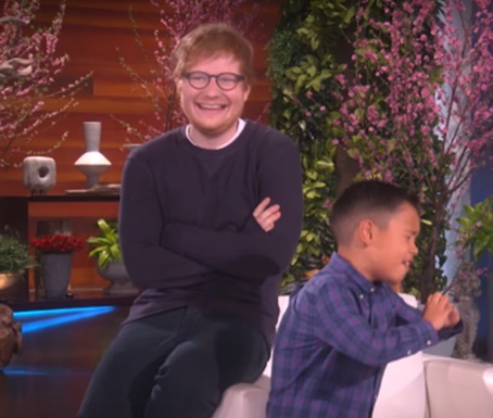 Momento fofo aconteceu durante o'The Ellen DeGeneres Show' (Reprodução)