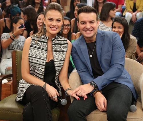 Belutti e Thaís Pacholek, em registro recente (Marcos Mazini/Gshow)