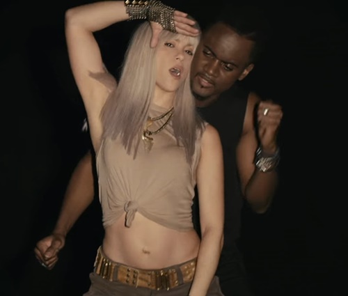 Cantora fez participação em faixa de rapper francês (Reprodução/YouTube)