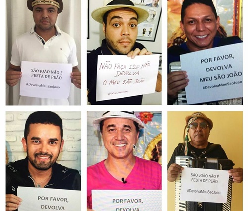 Campanha #DevolvaMeuSaoJoao foi lançada nas redes sociais (Reprodução/Facebook)