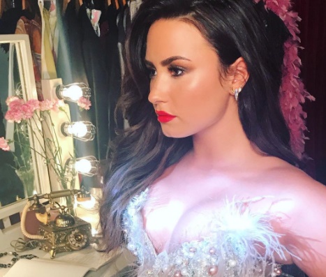 Lovato foi a principal atração do festival Villa Mix Goiânia (Reprod./Instagram)