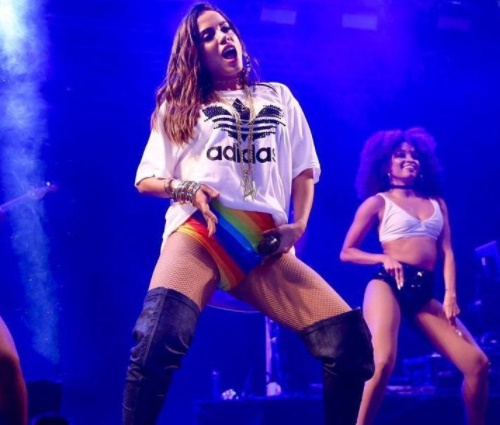 Detalhe aconteceu durante show em Salvador (Reprodução/Instagram/Ag.Brazil News)