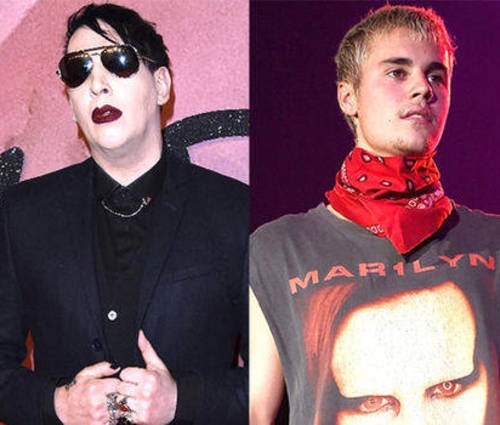 Bieber disse que havia tornado Manson relevante de novo (Reprodução)