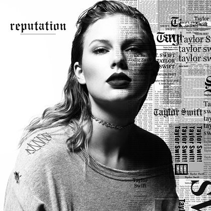 Capa de'Reputation', novo disco de Taylor Swift (Divulgação)