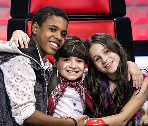 Juan foi finalista na edição de 2017, ao lado de Thomas e Valentina (Divulgação)