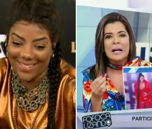 Cantora e apresentadora trocaram farpas por conta de looks (Reprodução/YouTube)
