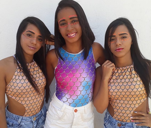 MC Loma, ao lado das chamadas Gêmeas Lacração (Reprodução/Instagram)