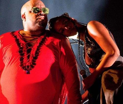 Iza e CeeLo Green fizeram parceria no Rock In Rio de 2017 (Reprodução/Instagram)