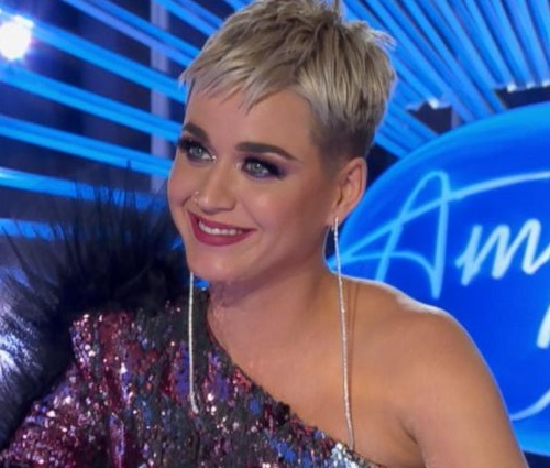 Jurada do reality, Katy Perry ficou empolgada com Trevor Holmes (Reprodução/ABC)