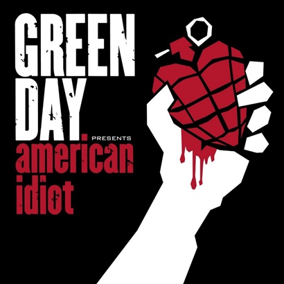 Capa do disco 'American Idiot', lançado pelo Green Day em 2004 (Divulgação)