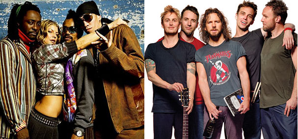 Black Eyed Peas e Pearl Jam