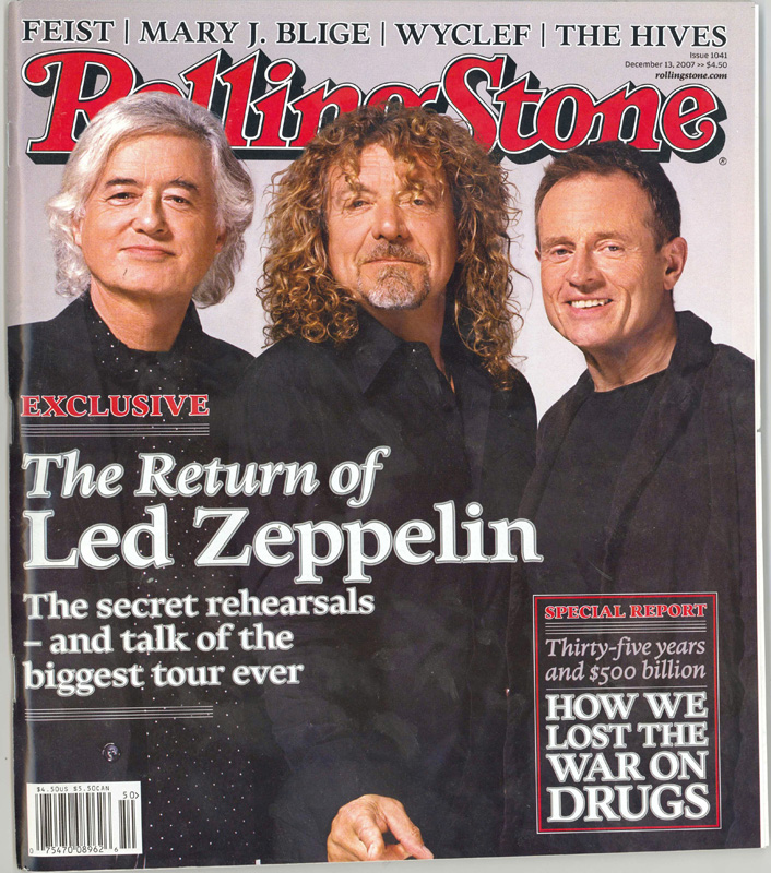 'Não acho provável' disse Jimmy Page à Rolling Stone