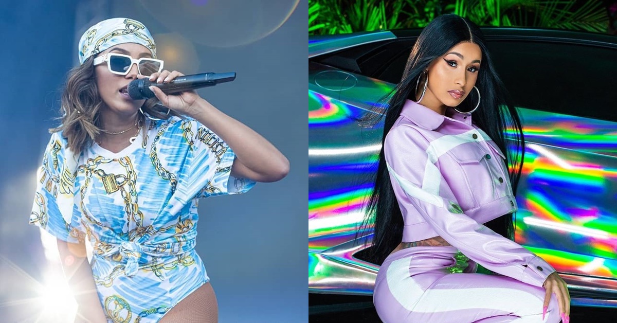 Cara De Pau! Anitta Manda Mensagem Convidando Cardi B Para Gravar Parceria