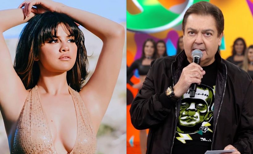 selena gomez e faustao