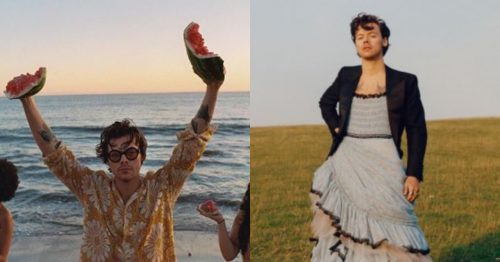 Harry Styles-fotos vestido polêmica
