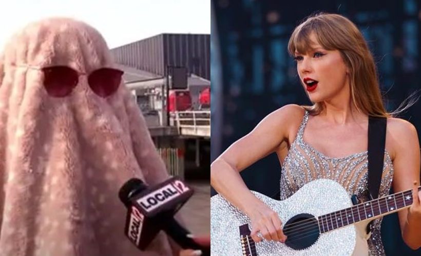 fã taylor swift dá entrevista coberta