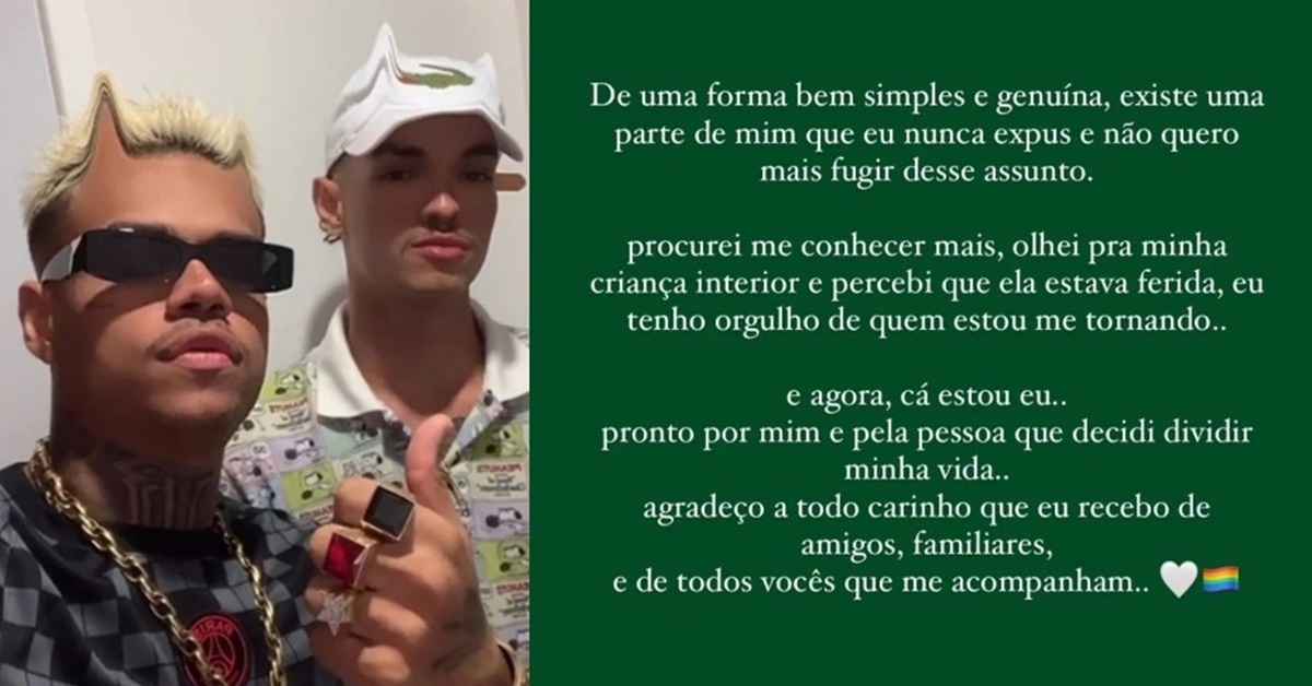 Irmão MC Cabelinho - assume gay