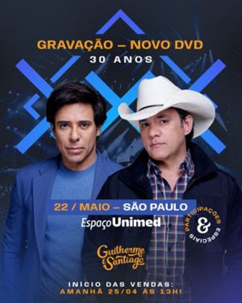 DVD - Guilherme e Santiago