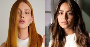 ‘Gigante’, diz Marina Ruy Barbosa sobre Giullia Buscacio em cena de Renascer