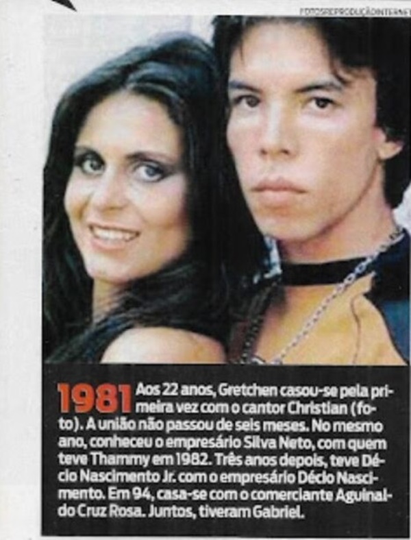 Chrystian e Gretchen - jornal