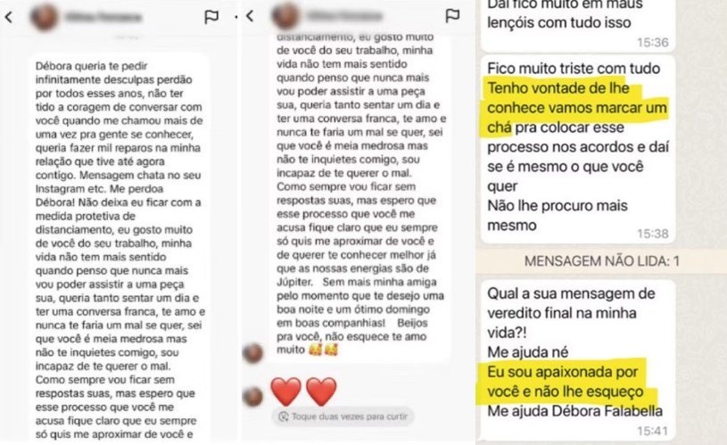 Mensagens - Stalker Débora Falabella