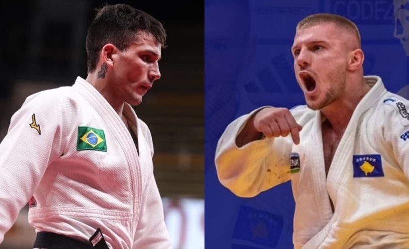 Judoca Akil Gjakova - venceu brasileiro Daniel Cargnin