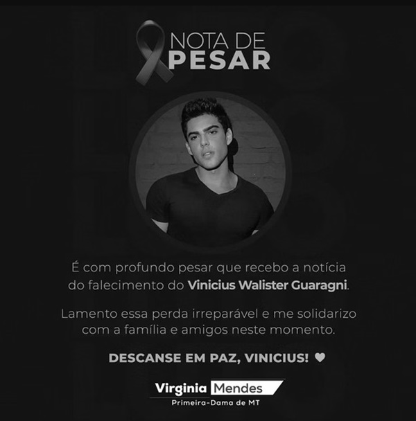 Nota de Pesar - Vinicius Walister