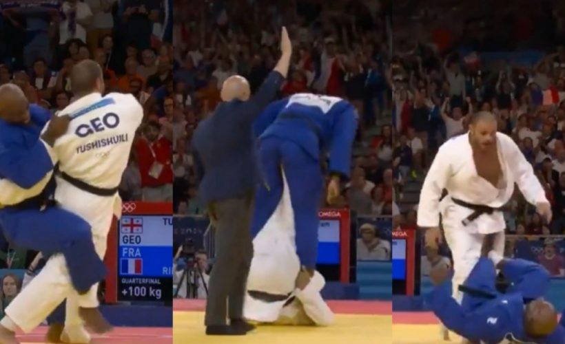 Guram Tushishvili - Teddy Riner - Judoca expulso