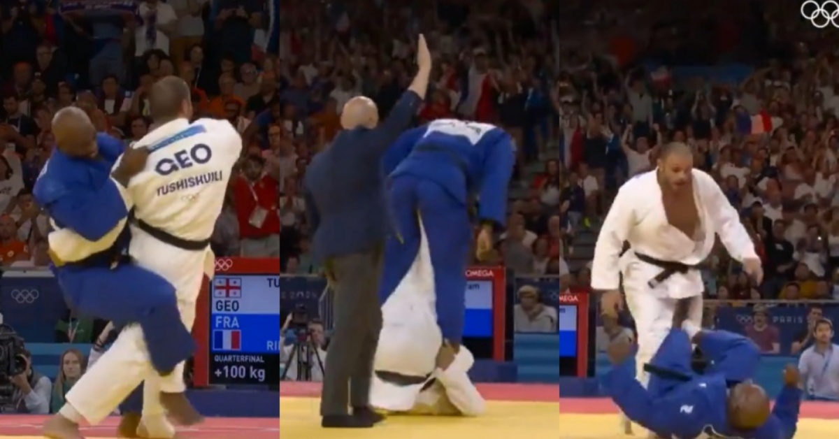 Guram Tushishvili - Teddy Riner - Judoca expulso