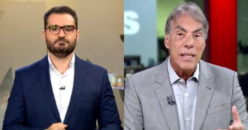 Marcelo Cosme e Demétrio Magnoli - bate boca - GloboNews jornalistas