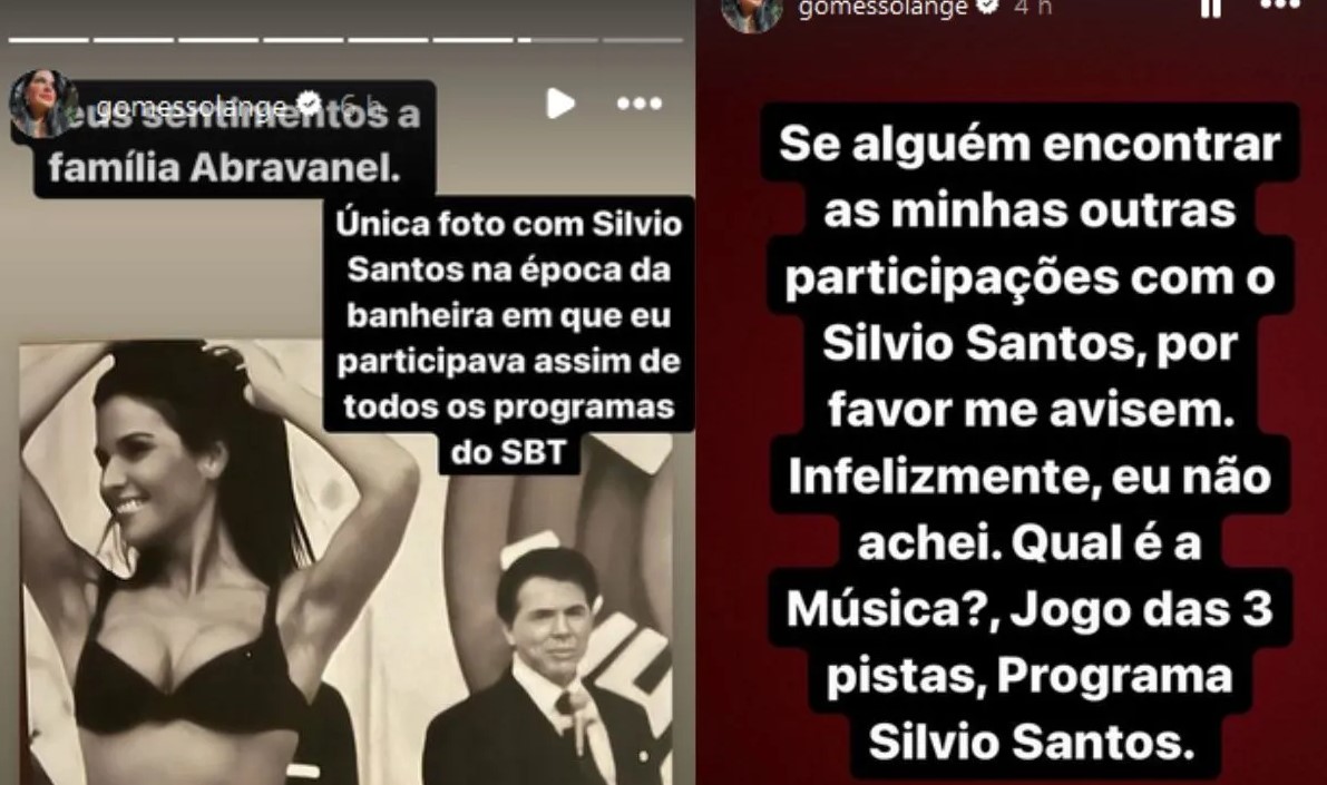 Post Solange Gomes - Silvio Santos