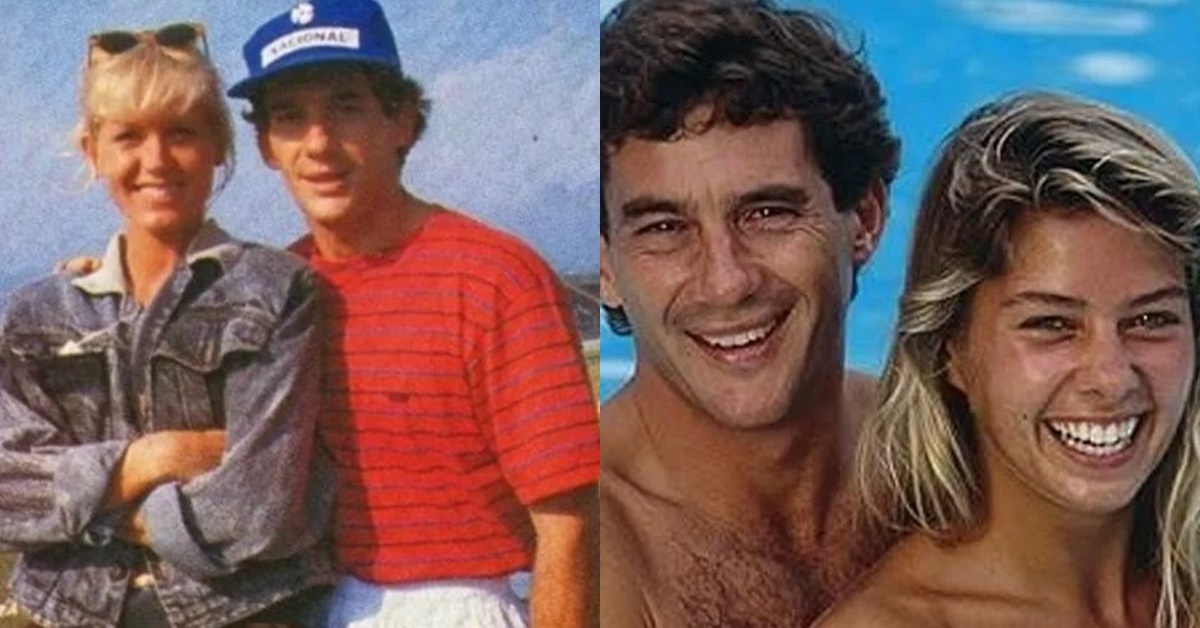 Adriane Galisteu com Senna - Xuxa