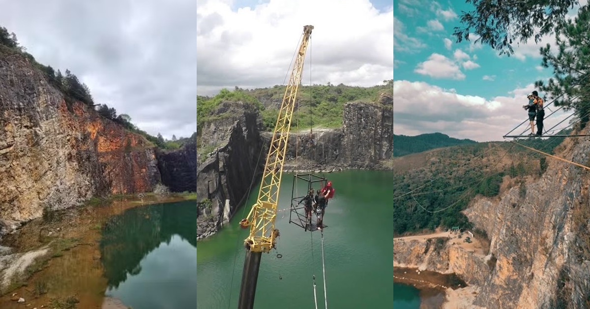 Turista pulou bungee jump