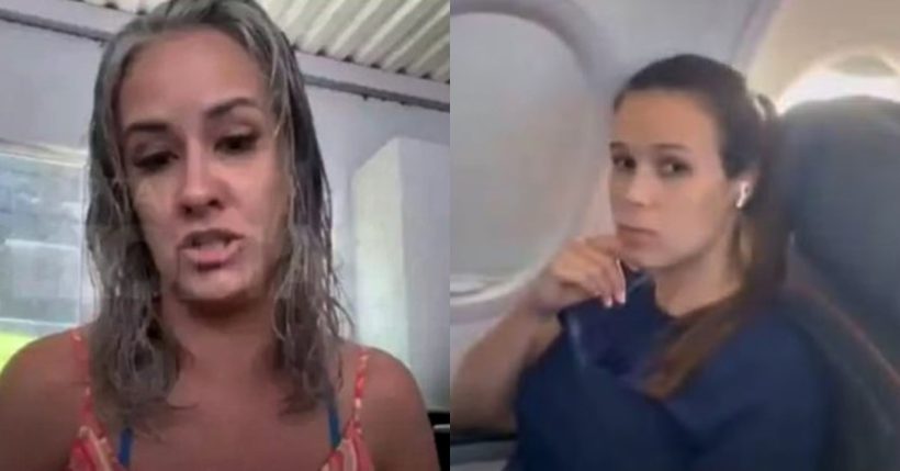 Mãe - criança - polêmica avião - Jeniffer Castro
