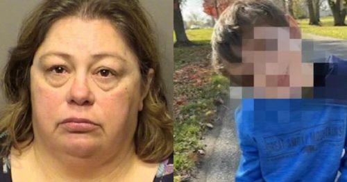 Mulher sentou no filho de 10 anos - EUA castigo