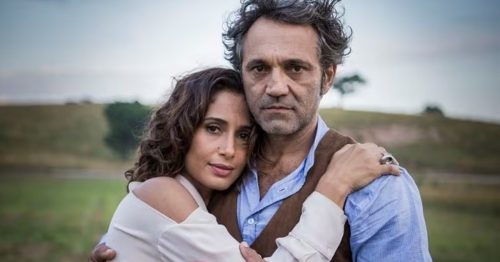 Camila Pitanga e Domingos Montagner