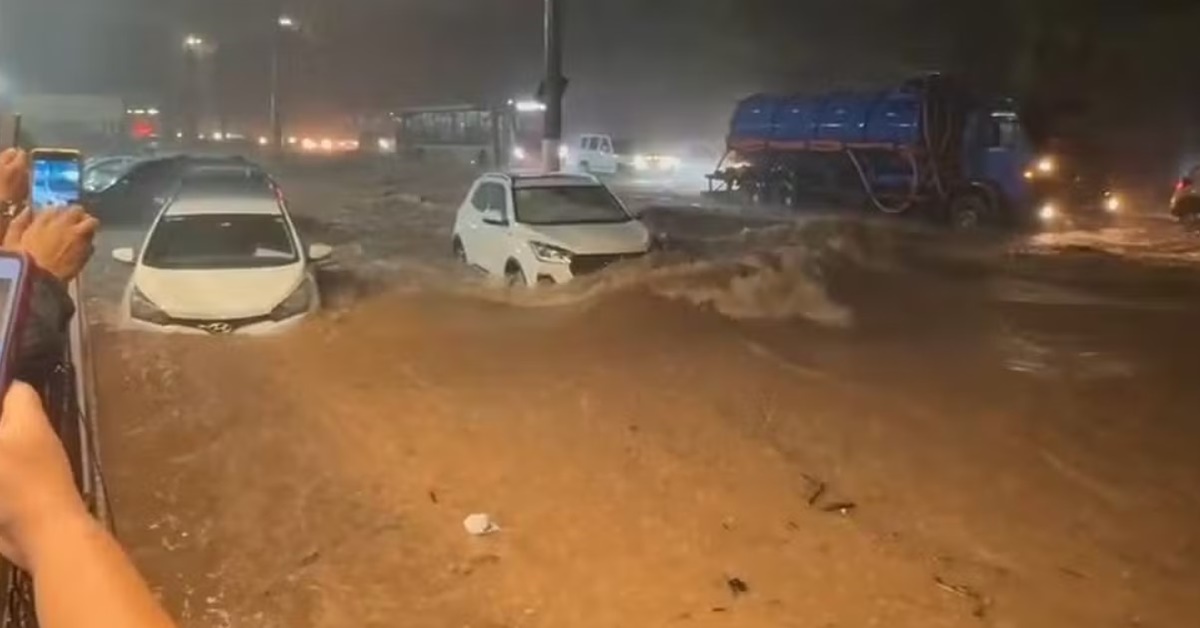 Carros - chuva