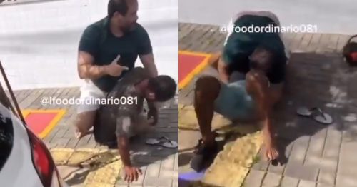 Entregador - agredido - Natal