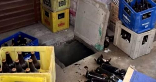 Local que menina ficou presa sequestrada alçapão
